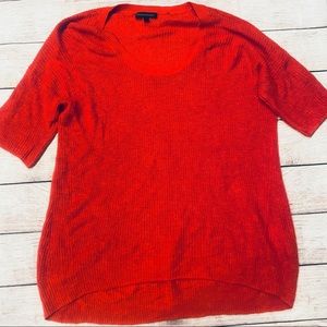 Banana Republic Red Knit Top